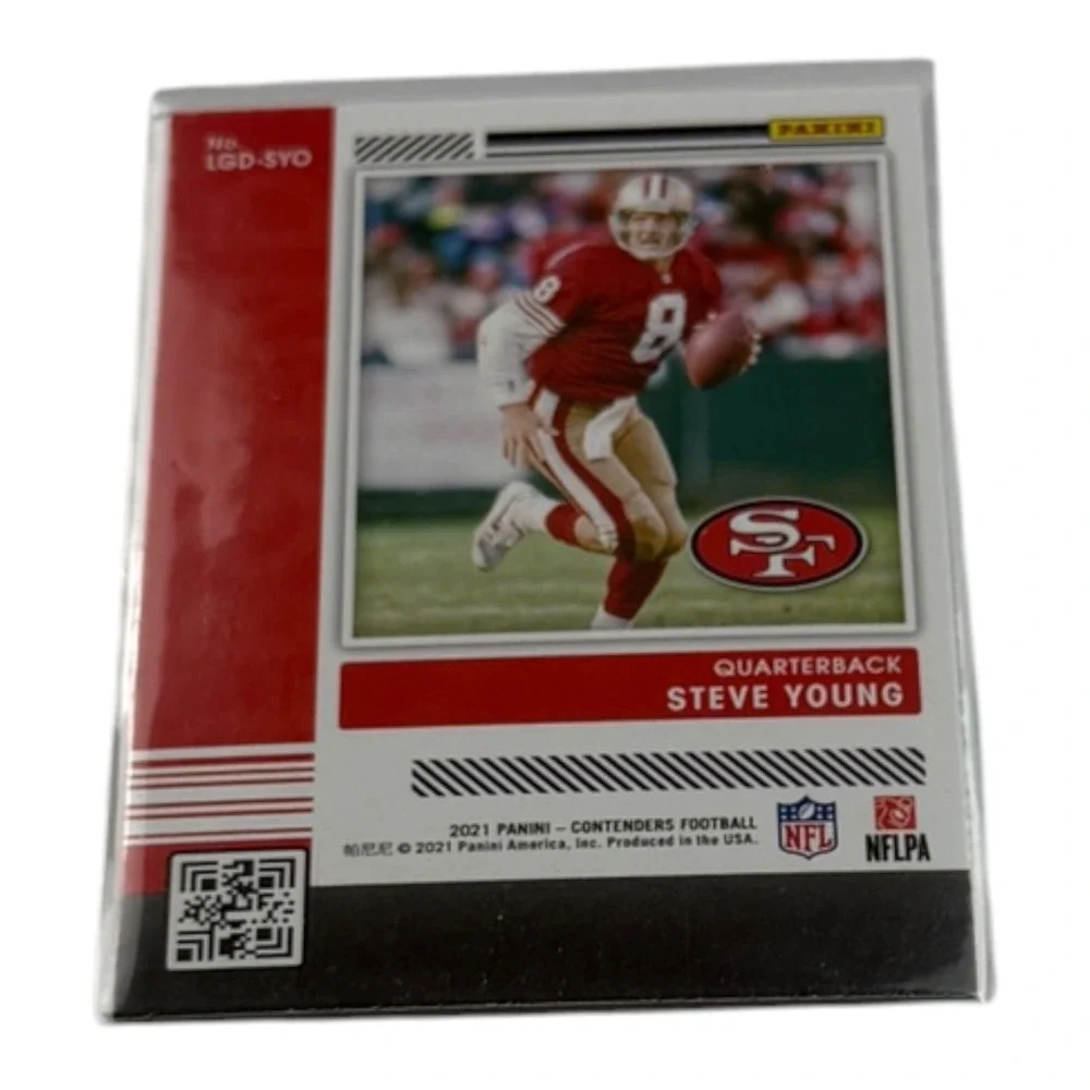 2021 Panini Contenders Football Steve Young Legendary Contenders LGD-SYO 49ers